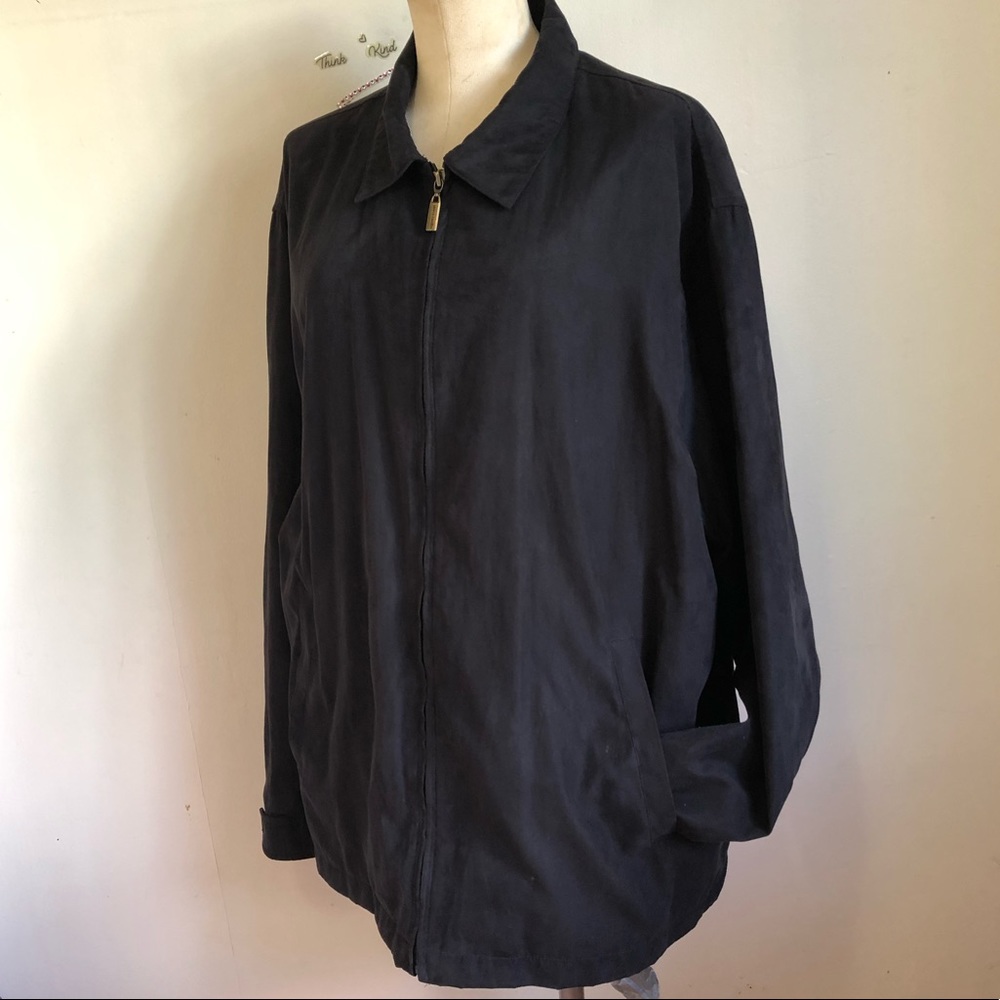Pierre Cardin Velvet Touch Zip Front Jacket